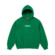 Supreme Box Logo Hooded Sweatshirt Green - 24FW