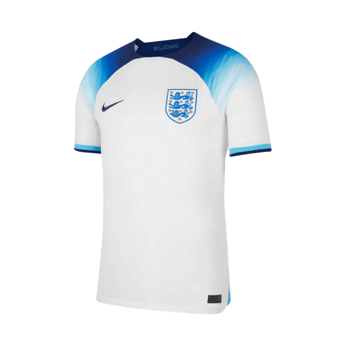 나이키 잉글랜드 2022/23 드라이핏 스타디움 홈 저지 화이트 블루 퓨리 (논 마킹 버전)(Nike England 2022/23 Dri-Fit Stadium Home Jersey White Blue Fury (Non Marking Ver.)) - 1