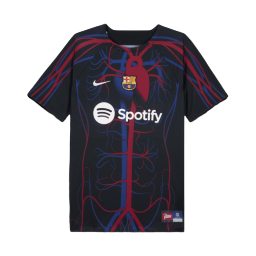 ☆ NIKE x FC Barcelona x Patta ‘Max 90’ コラボTシャツ ☆ Buy Nike FC Barcelona x Patta Max90 T-Shirt 'Tan' - FJ4208