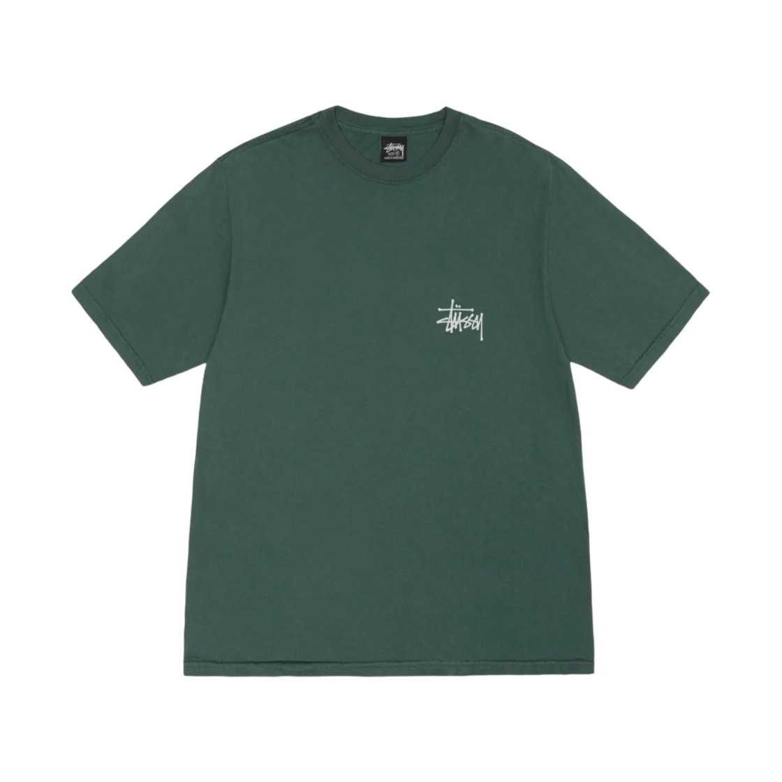 스투시 빌트 터프 티셔츠 피그먼트 다이드 포레스트(Stussy Built Tough T-Shirt Pigment Dyed Forest) - 2