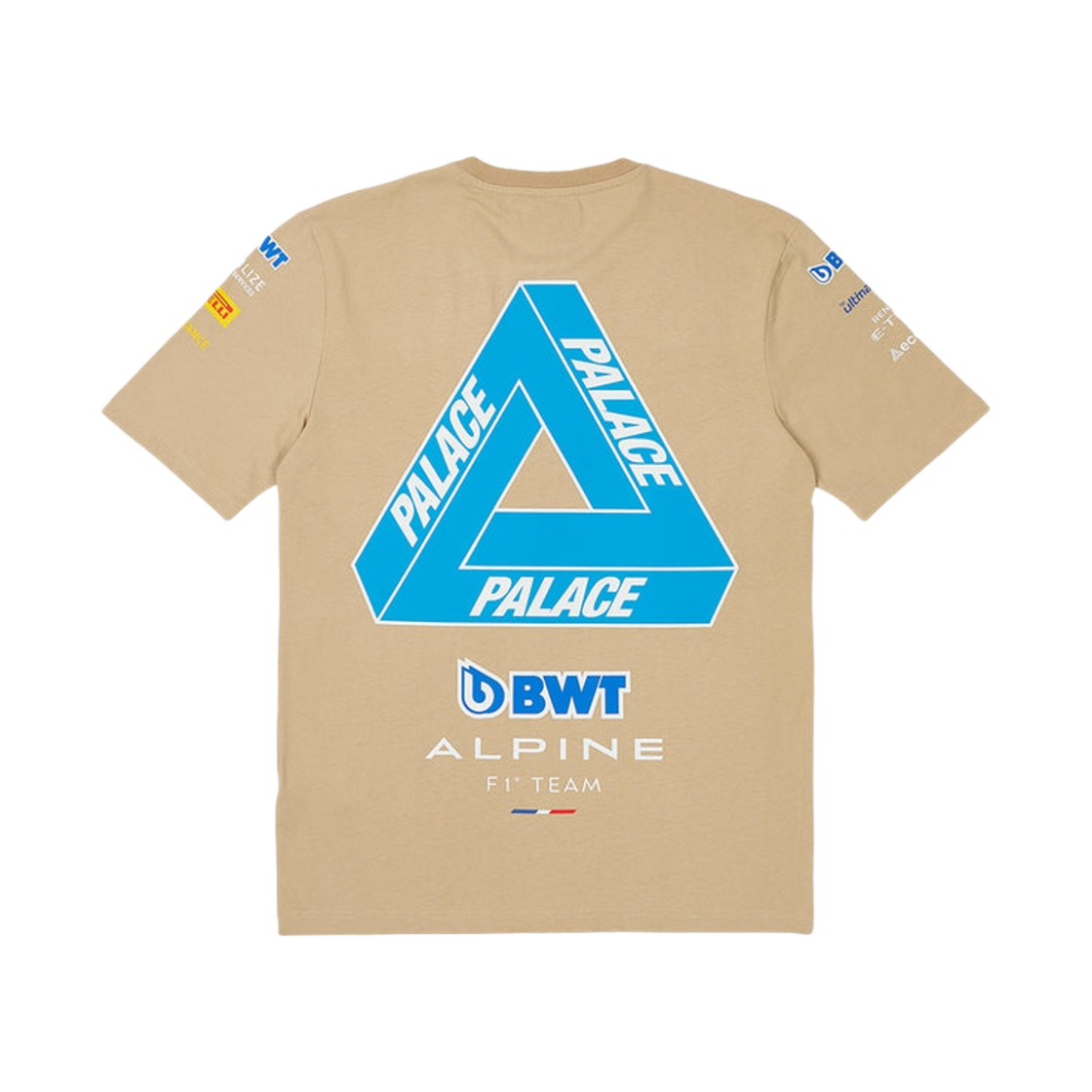 팔라스 x 카파 포 알파인 티셔츠 탄 - 23FW(Palace x Kappa For Alpine T-Shirt Tan - 23FW)