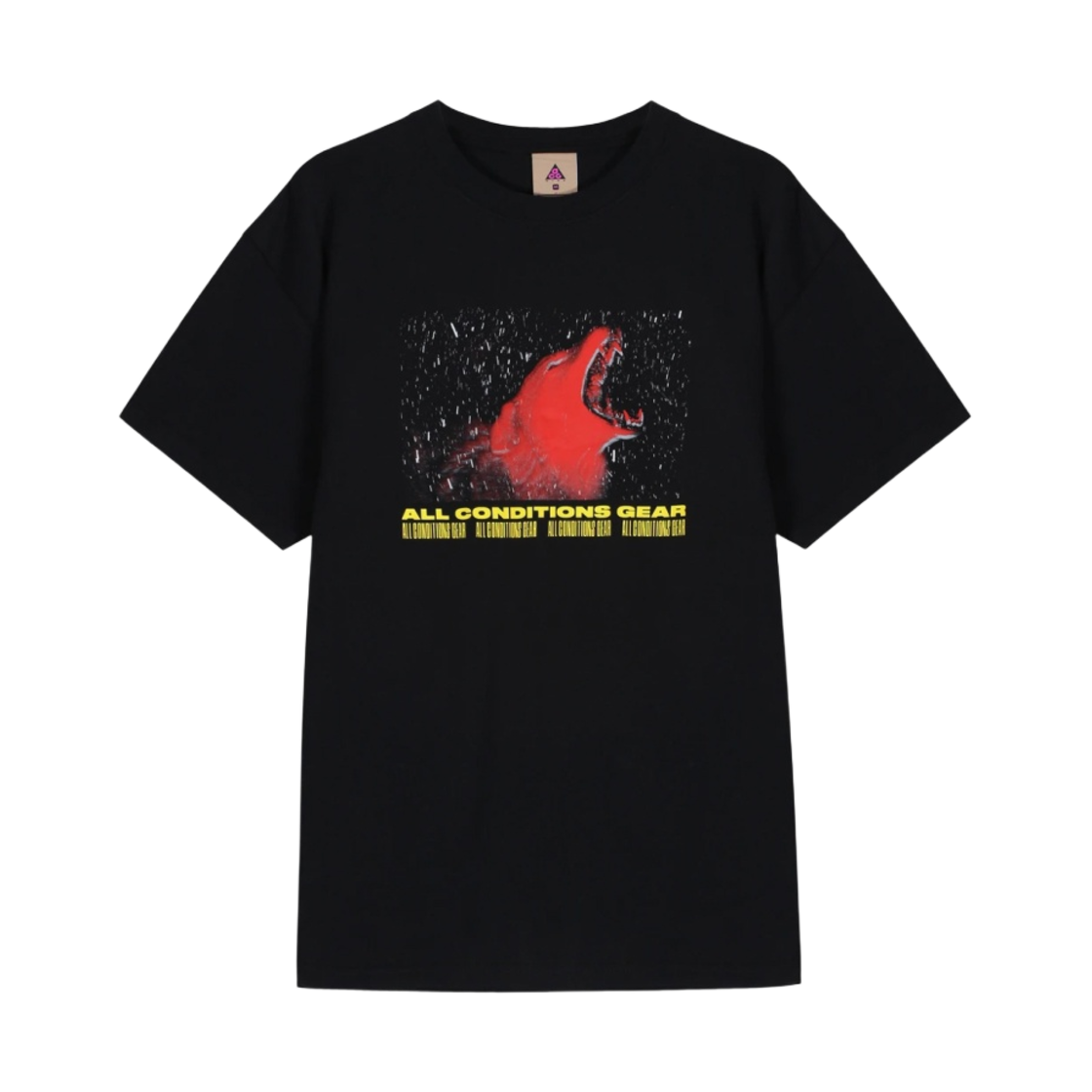 나이키 ACG 울프 숏슬리브 티셔츠 블랙 - 아시아(Nike ACG Wolf Short Sleeve T-Shirt Black - Asia) - 1