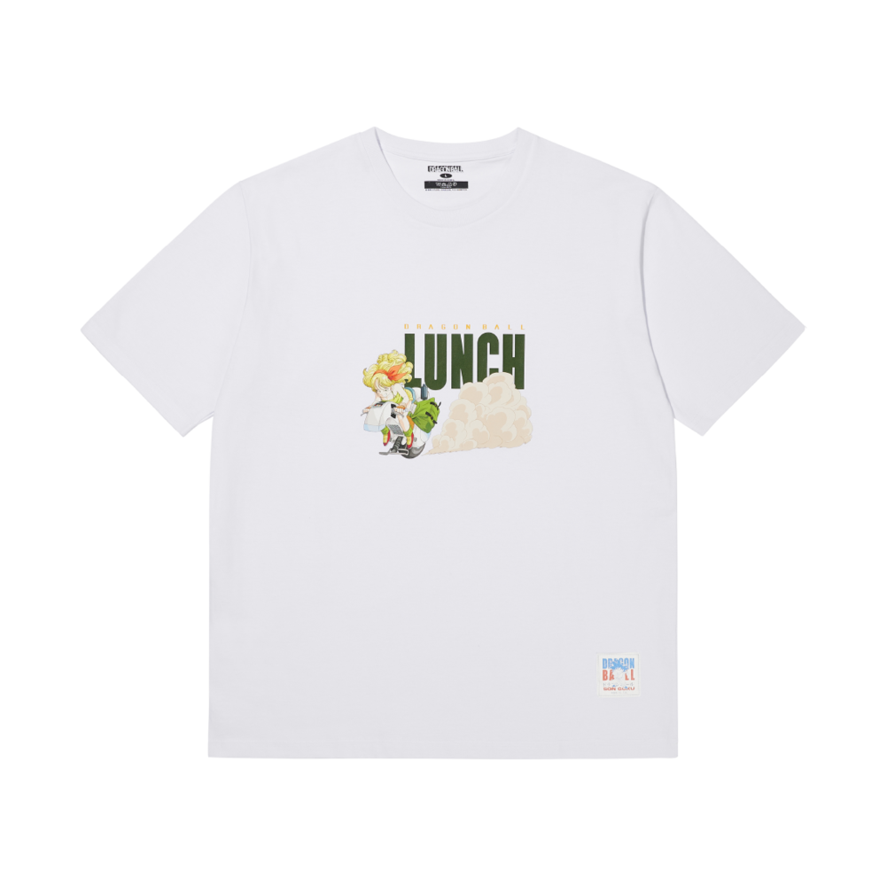 드래곤볼 그래픽 티셔츠 Vol.2 런치 1 화이트(DB Graphic T-shirt VOL.2 Lunch 1 White)