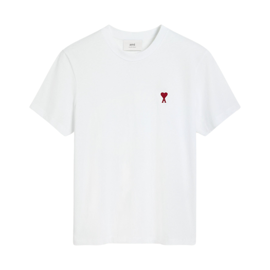 AMI de Coeur Oragnic Cotton Jersey T-Shirt White