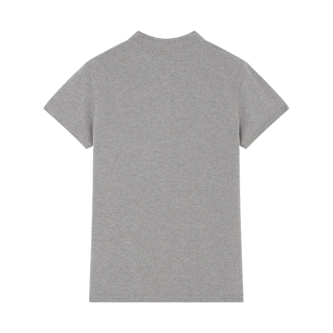 (W) 메종 키츠네 폭스 헤드 패치 클래식 폴로 그레이 멜란지((W) Maison Kitsune Fox Head Patch Classic Polo Grey Melange) - 2