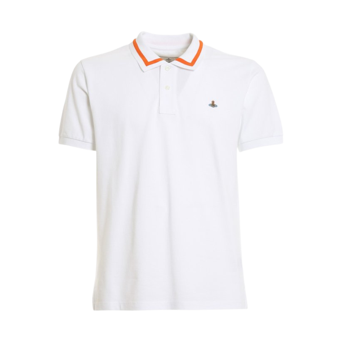 2H010005-J0009-A401 Vivienne Westwood Stripe Polo T-Shirt White