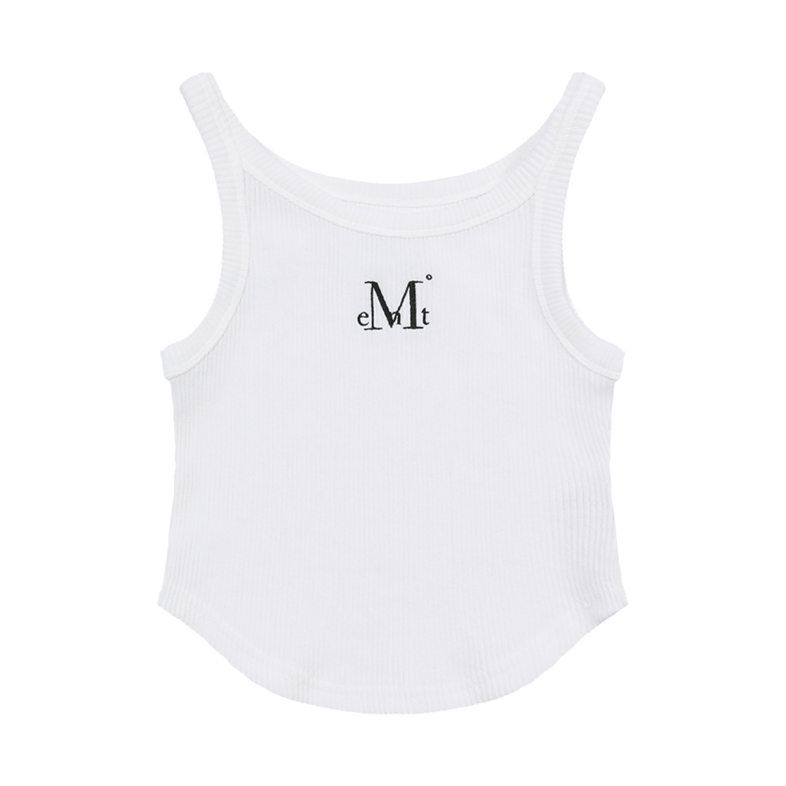 P00000WR_02 MUCENT Eva Back Detail Crop Sleeveless (2Color)