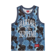 Supreme x Hardies Camo Basketball Jersey Blue - 23SS