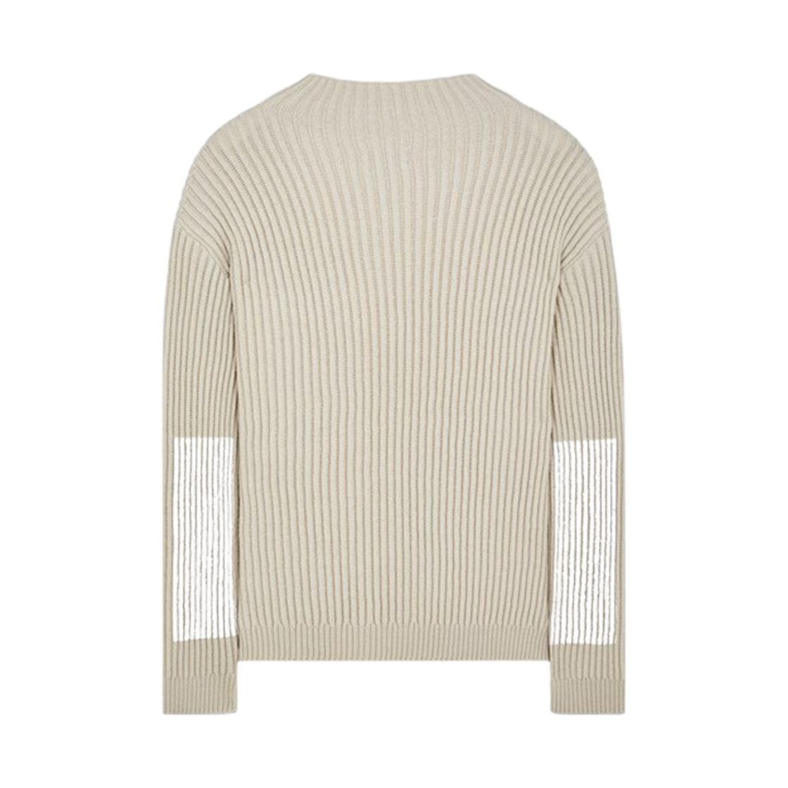 스톤 아일랜드 543XA 마리나 풀 립드 퓨어 울 모크 터틀넥 니트 스투코 - 23FW(Stone Island 543XA Marina Full-Ribbed Pure Wool Mock Turtleneck Knit Stucco - 23FW) - 2