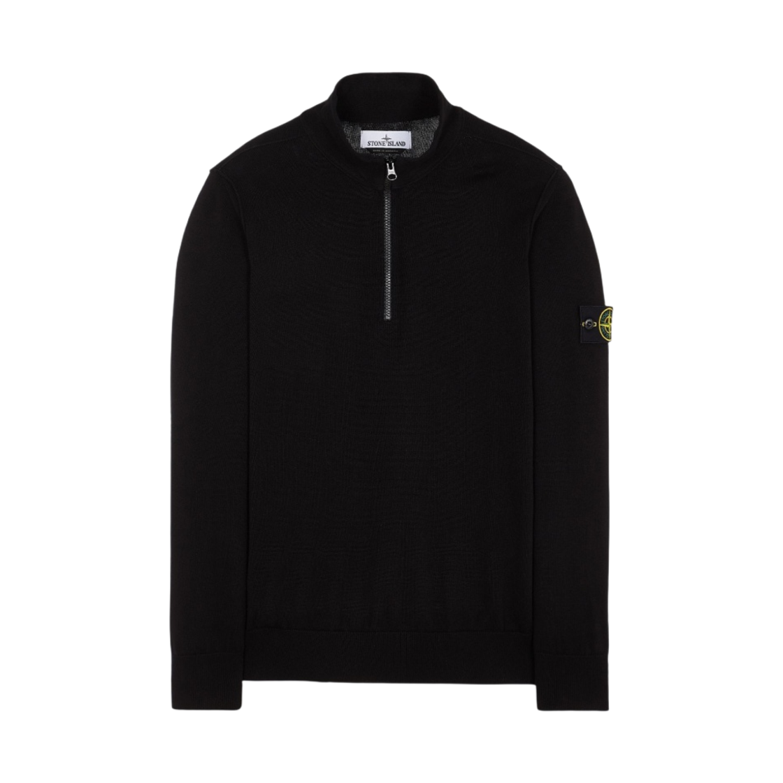 스톤 아일랜드 543B2 소프트 코튼 니트 가디건 블랙 - 23SS