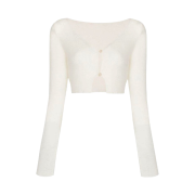 (W) Jacquemus Le Cardigan Alzou Off White