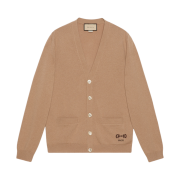 Gucci Knit Cashmere Cardigan Camel