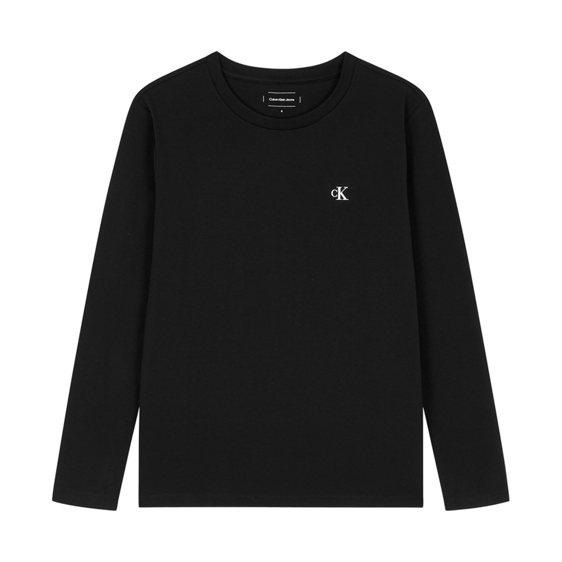 (W) 캘빈 클라인 아카이브 롱슬리브 티셔츠 블랙((W) Calvin Klein Archive Long Sleeve T-shirt Black)