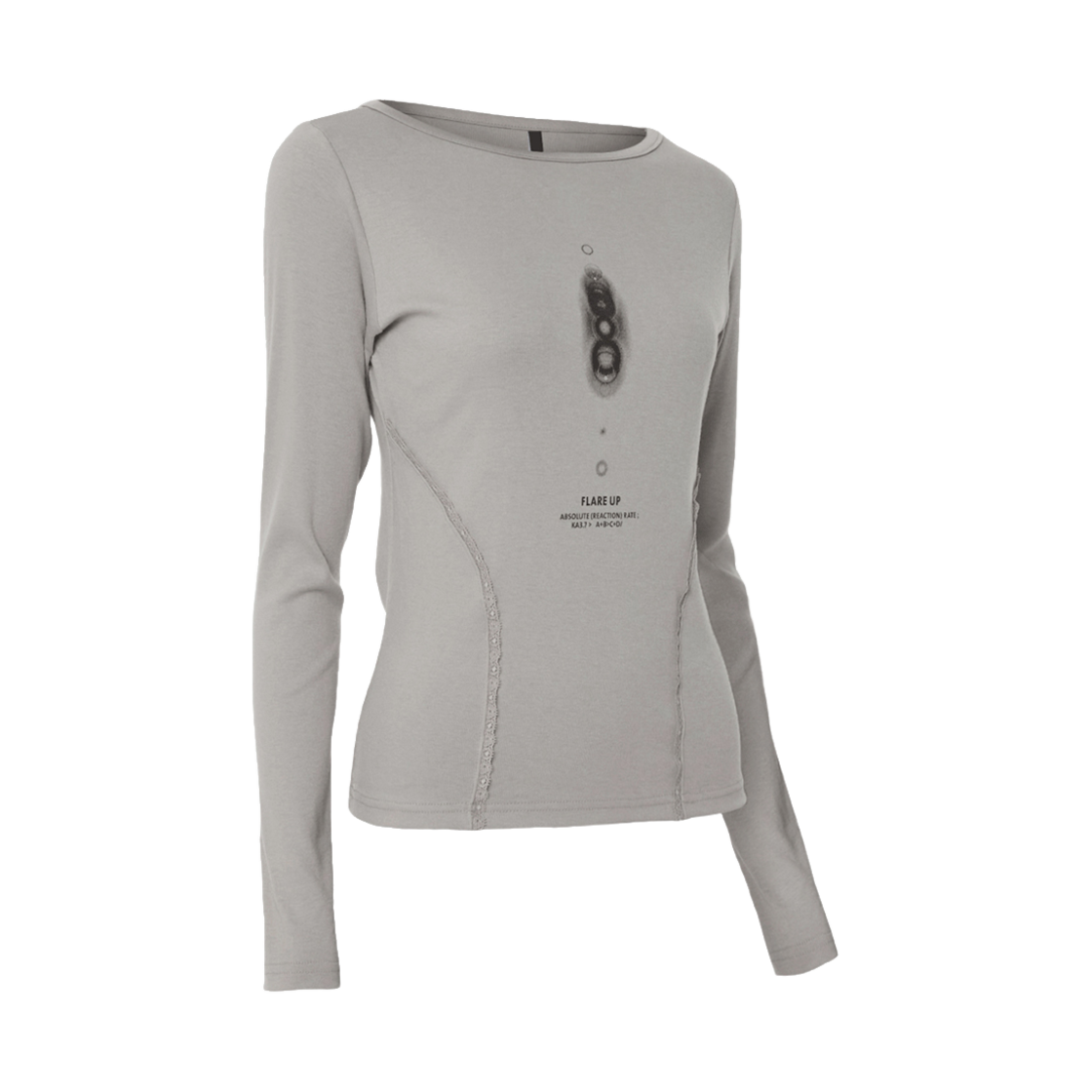 플레어업 이벤트 호라이즌 레이스 롱 슬리브 그레이