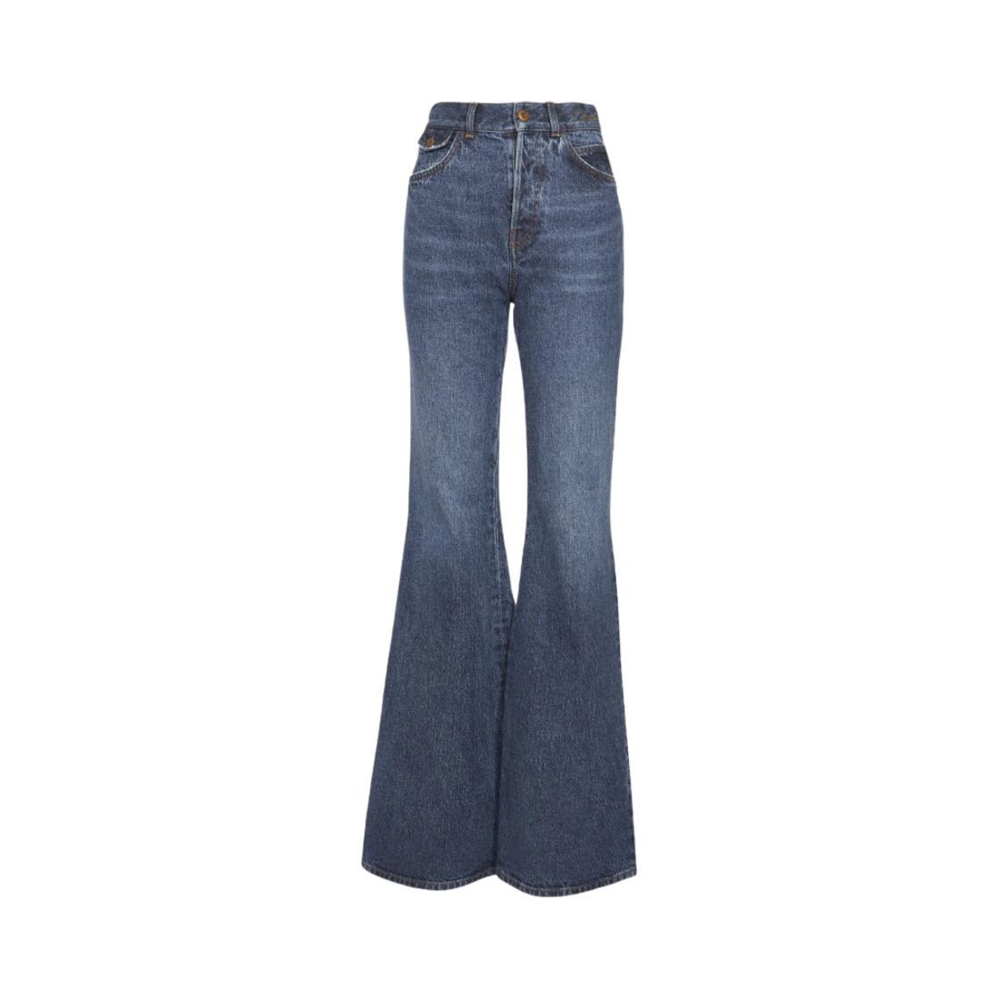 (W) 끌로에 메라피 플레어 진 더스키 블루((W) Chloe Merapi Flared Jeans Dusky Blue)
