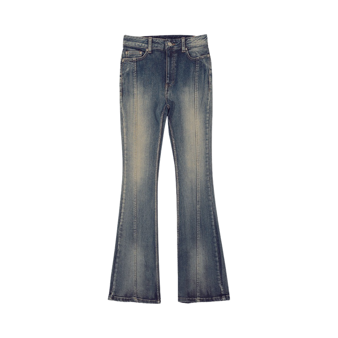 달링유어배드 우먼 로즈 부츠 컷 데님 빈티지 블루(Darling You're Bad Women Rose Boots Cut Denim Vintage Blue)