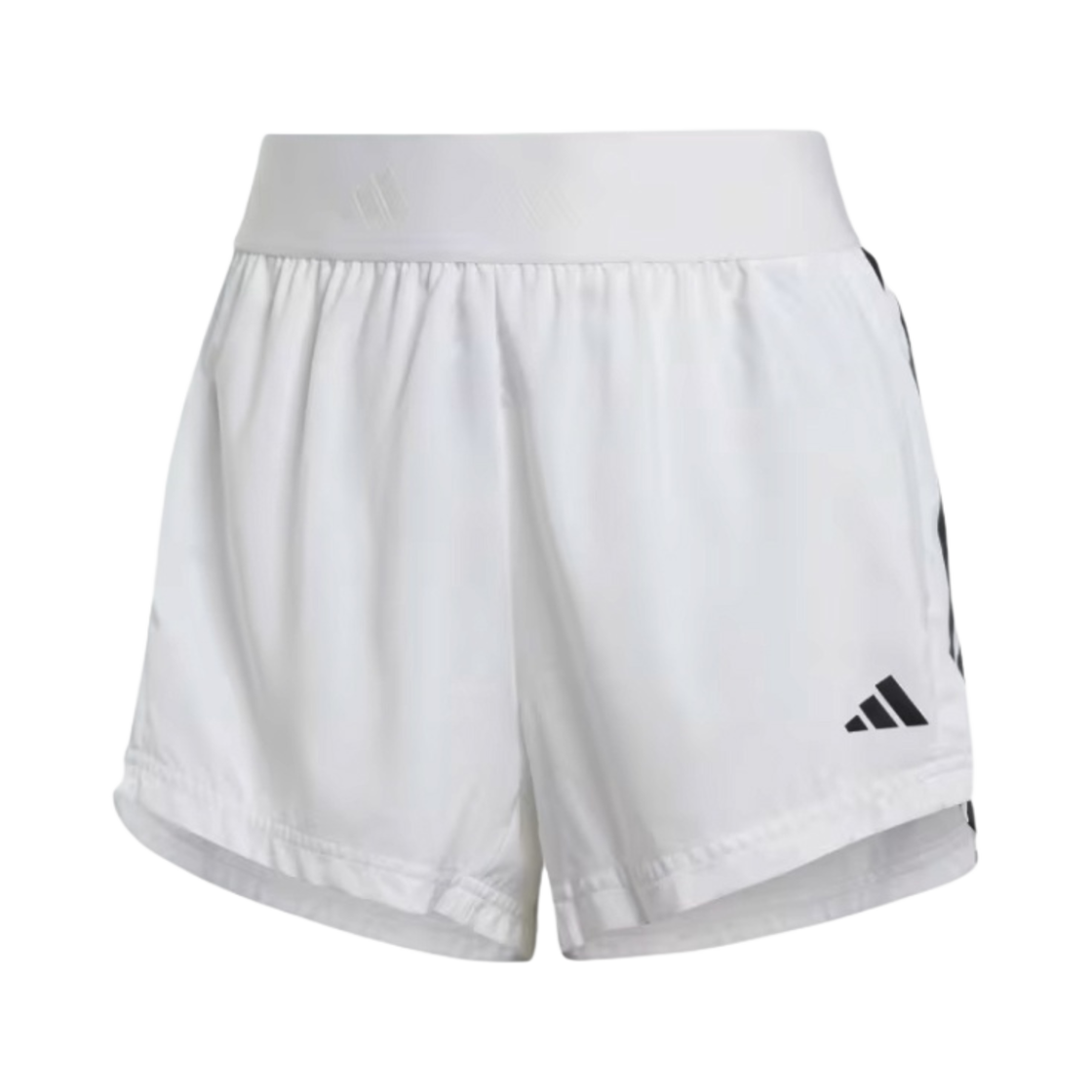 IT4671 (W) Adidas Hyperglam Woven Shorts White Black - KR Sizing