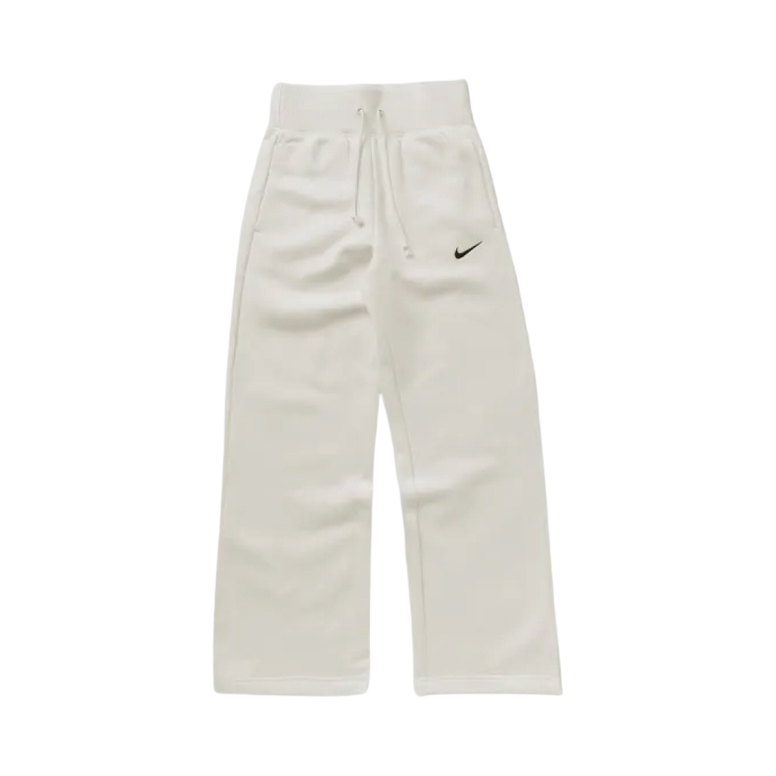 (W) 나이키 NSW 피닉스 플리스 하이 웨이스트 와이드 레그 스웨트팬츠 세일 - 아시아((W) Nike NSW Phoenix Fleece High Waisted Wide Leg Sweatpants Sail - Asia)
