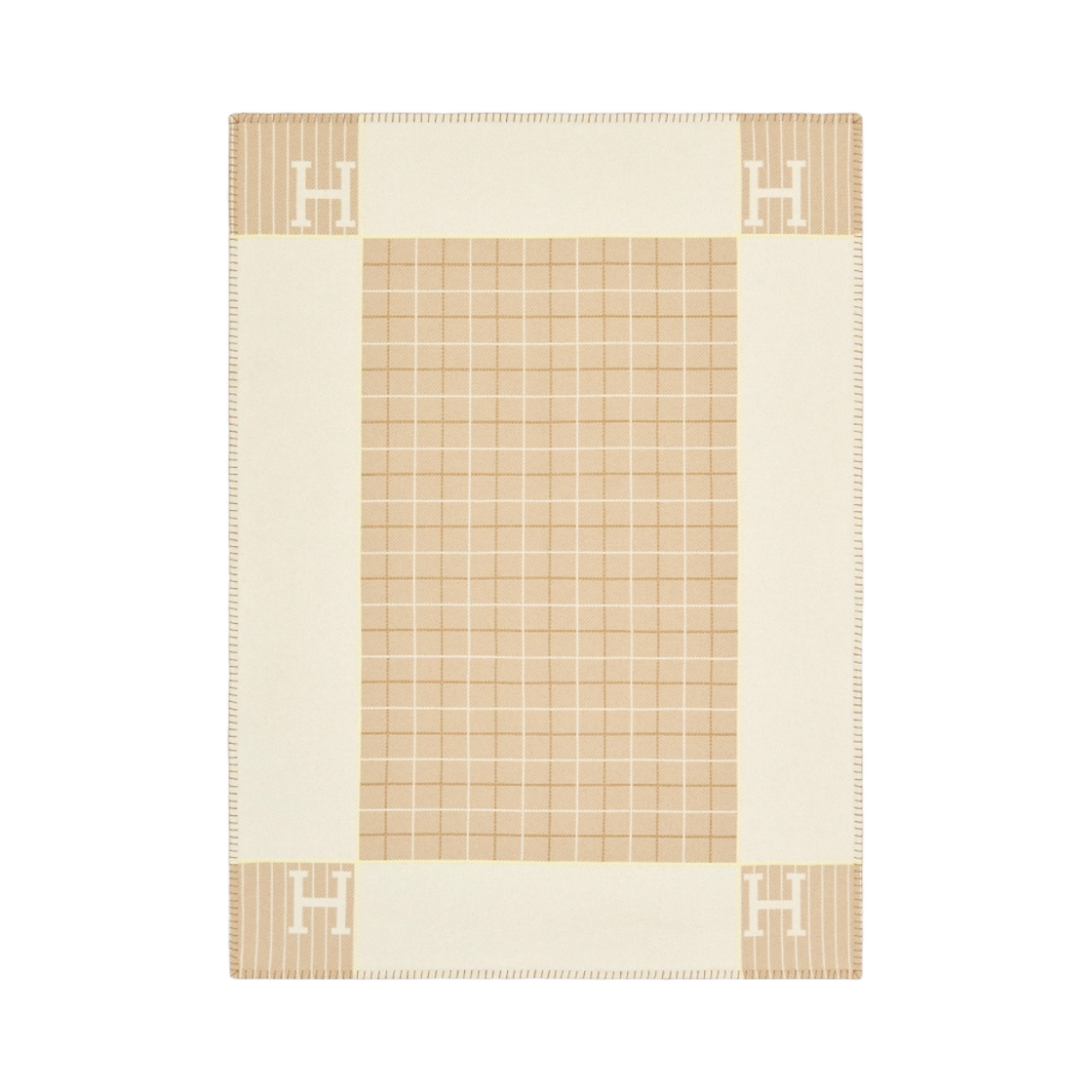 H103467M04 Hermes Avalon Cabriole Blanket Biscuit