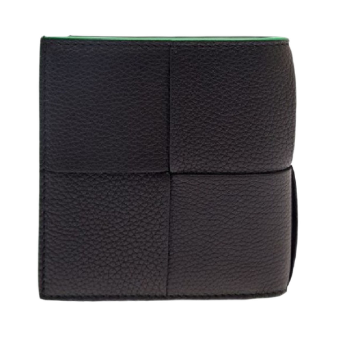 보테가 베네타 카세트 슬림 반지갑 블랙 패러킷(Bottega Veneta Cassette Slim Bi-Fold Wallet Black Parakeet) - 3