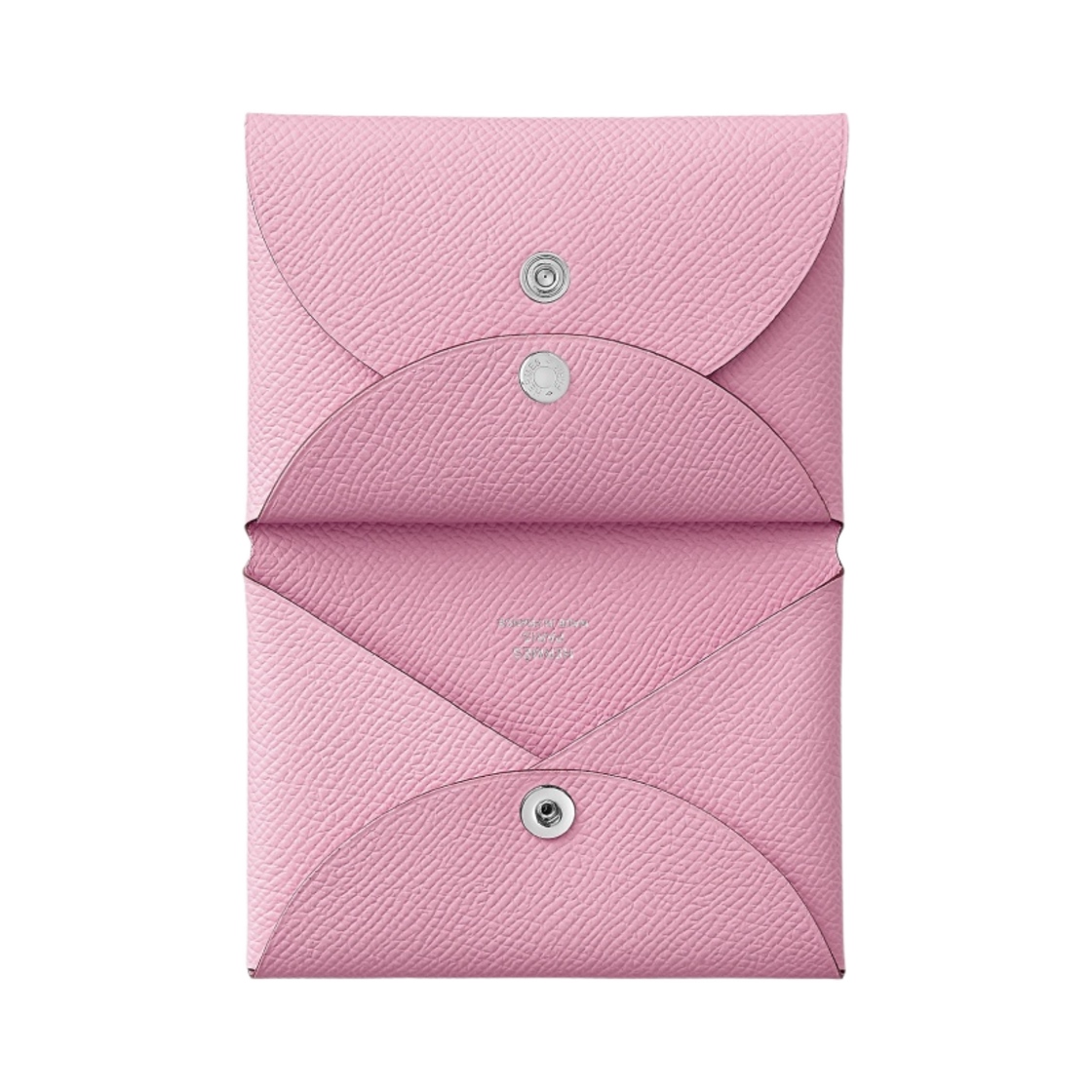 H083035CKX9 Hermes Calvi Duo Card Holder Epsom & Palladium Mauve Sylvestre - #2