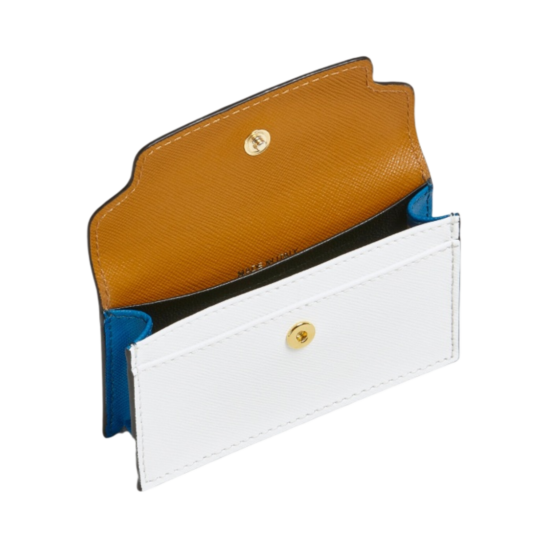마르니 사피아노 비즈니스 카드 케이스 디종 릴리 화이트(Marni Saffiano Business Card Case Dijon Lily White) - 2