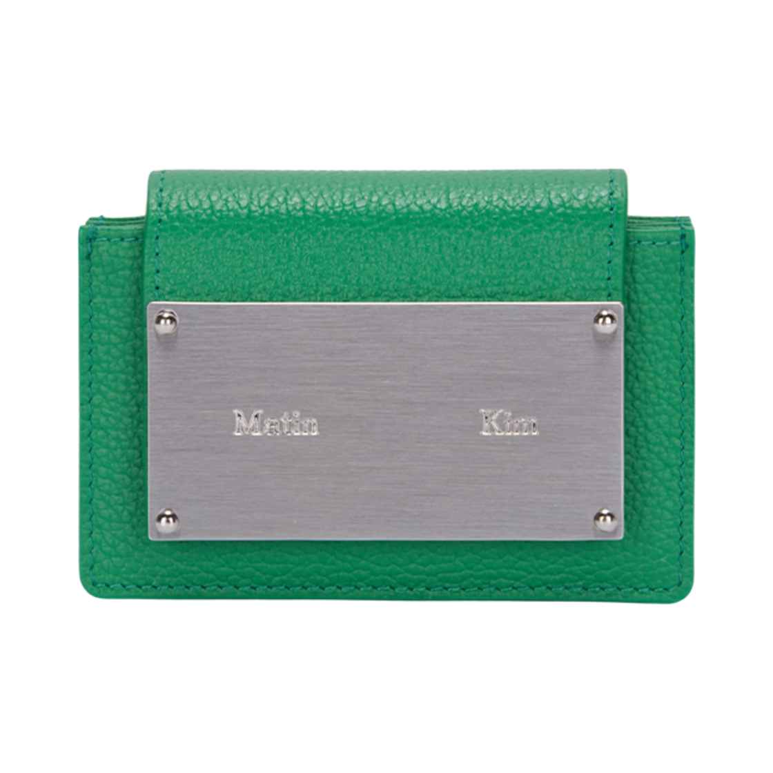 마뗑킴 아코디언 지갑 그린(Matin Kim Accordion Wallet Green)