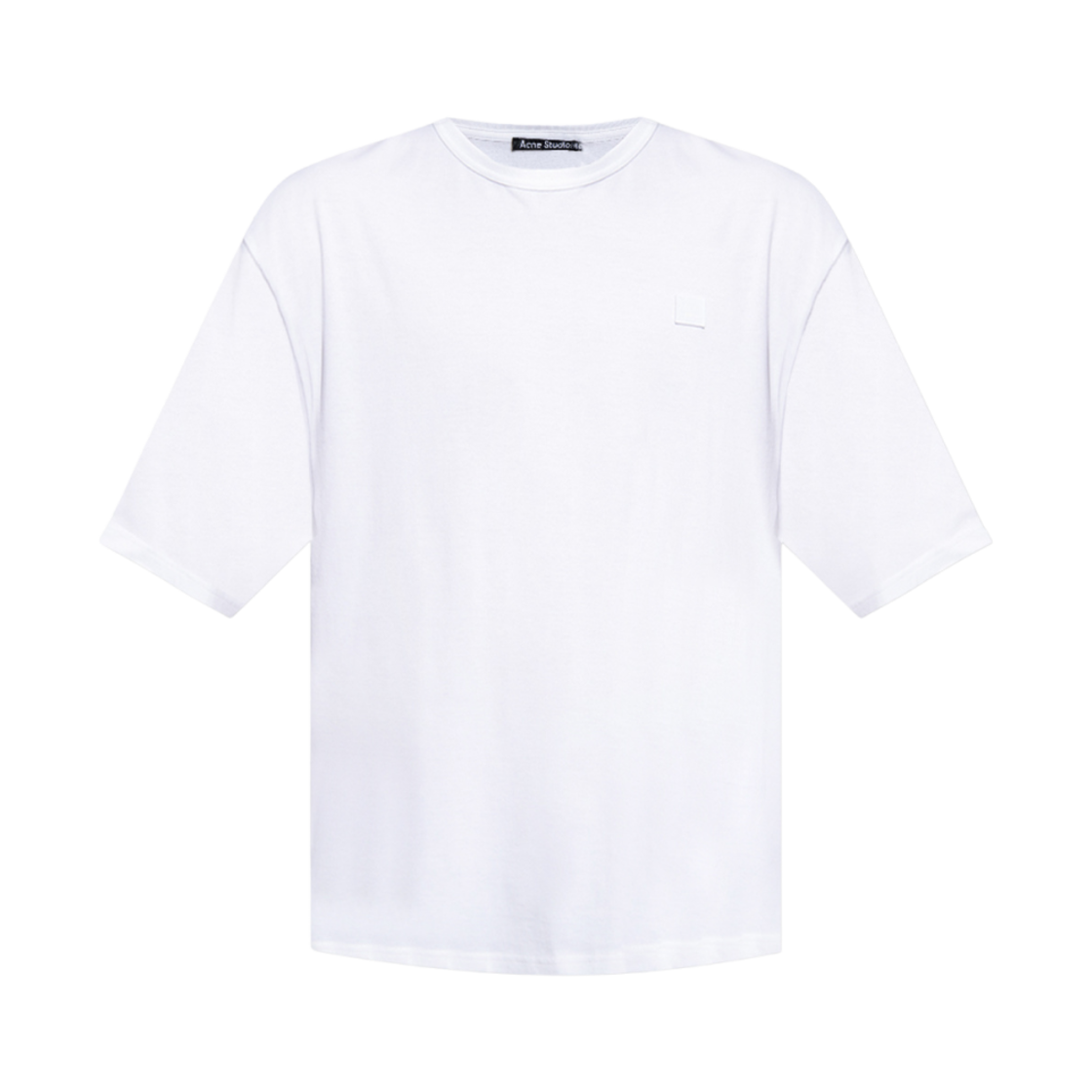 아크네 스튜디오 크루넥 티셔츠 옵틱 화이트(Acne Studios Crewneck T-Shirt Optic White) - 1