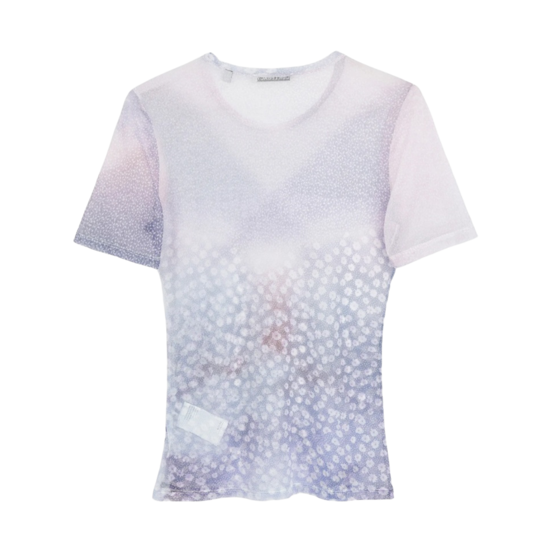 (W) 아워레가시 슈퍼 슬림 티셔츠 라이트 플라워 프린트((W) Our Legacy Super Slim T-Shirt Light Flowers Print) - 2