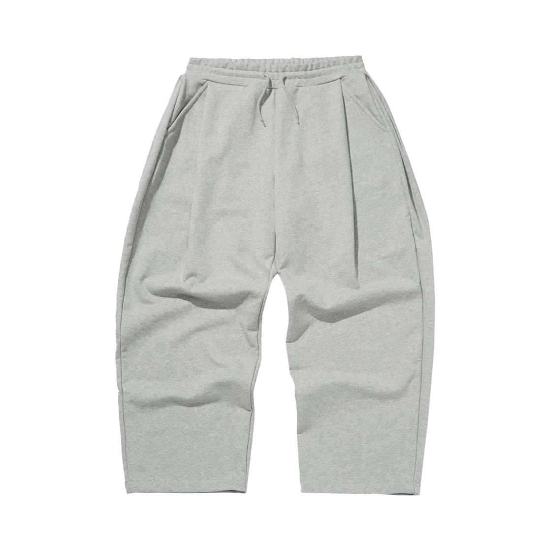 스웨이드 투턱 롱 팬츠 그레이(Suade Two Tuck Long Pants Grey)