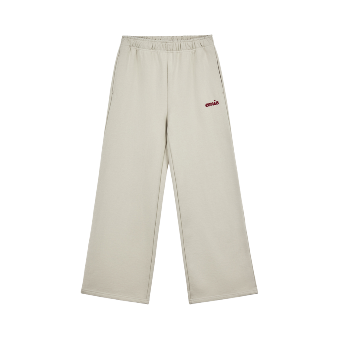 이미스 아플리케 스웨트팬츠 베이지(Emis Applique Sweatpants Beige)