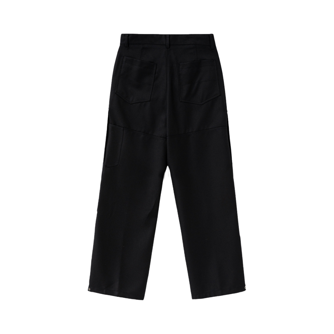 【関税込み】WOOYOUNGMI ブラック String フーディ Y's for men DOUBLE STITCH SHIRT / CELLULOSE LAWN (BLACK)の