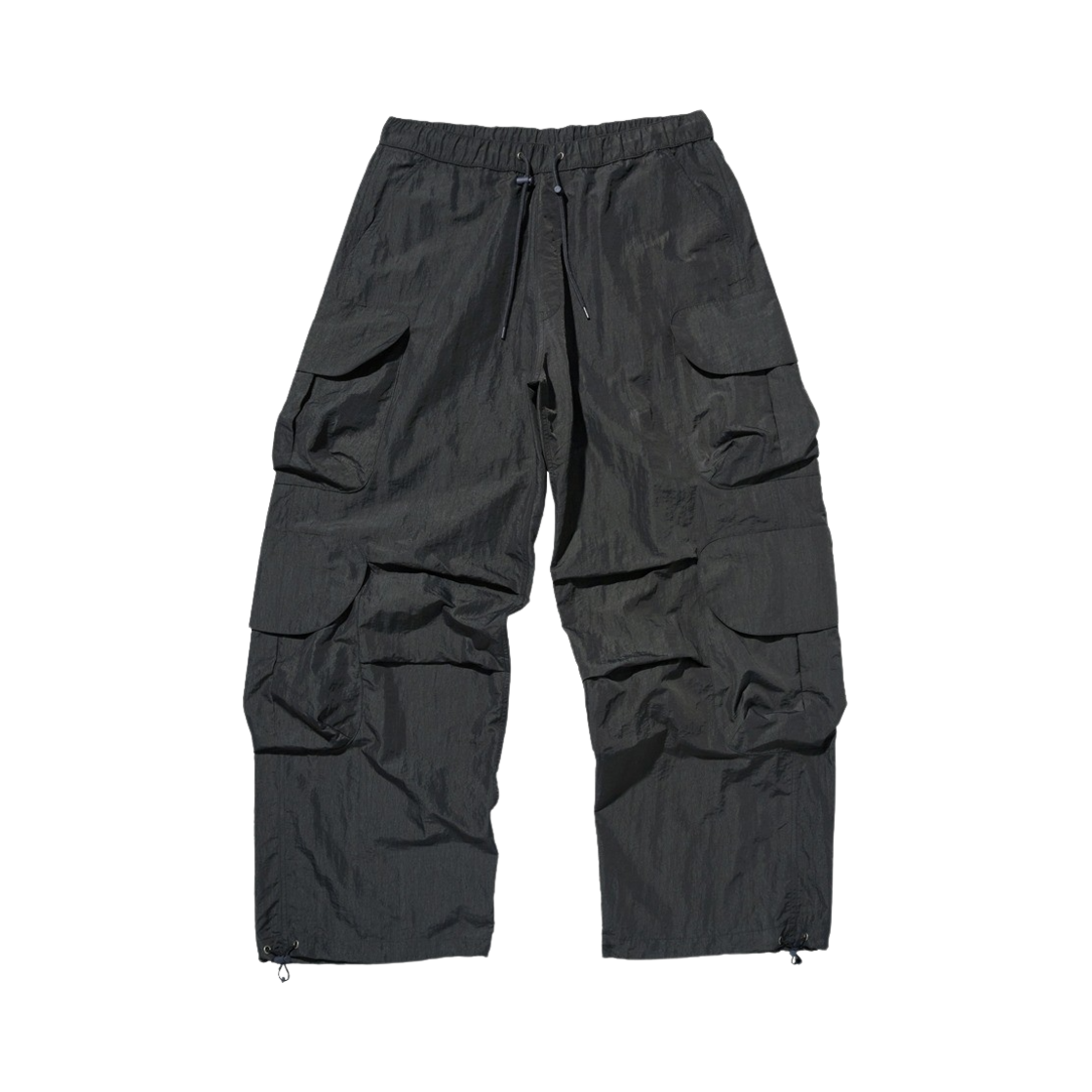 스웨이드 나일론 카고 팬츠 그레이(Suade Nylon Cargo Pants Grey)