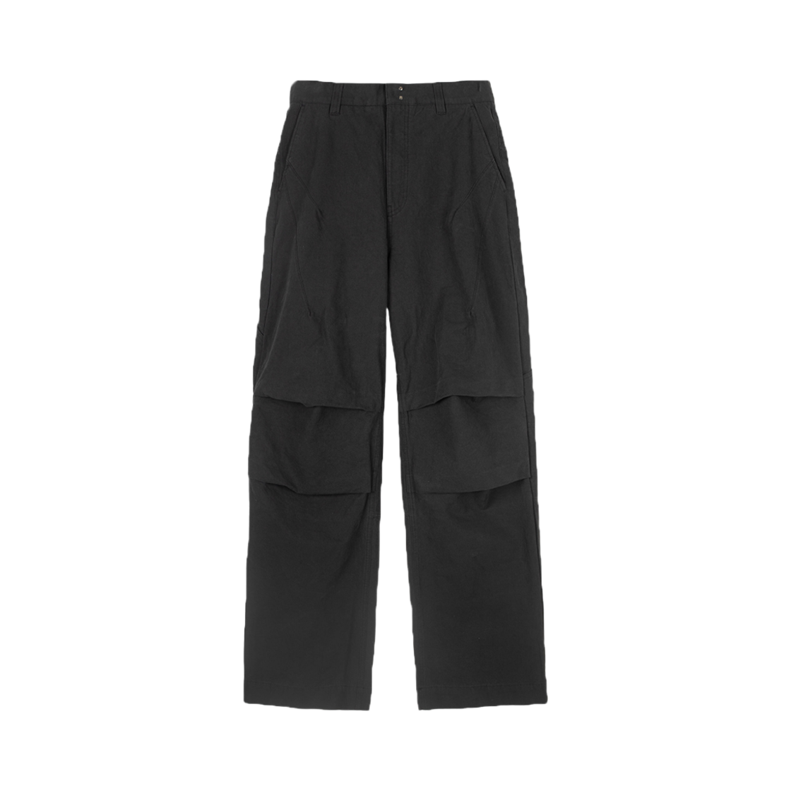 게더레이지 레이지 다트 워크 트라우저 블랙(Gatherlazy Lazy Dart Work Trousers Black)