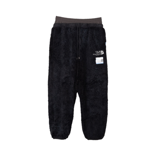 A11PT623-BLACK Maison Mihara Yasuhiro Layered Boa Pants Black