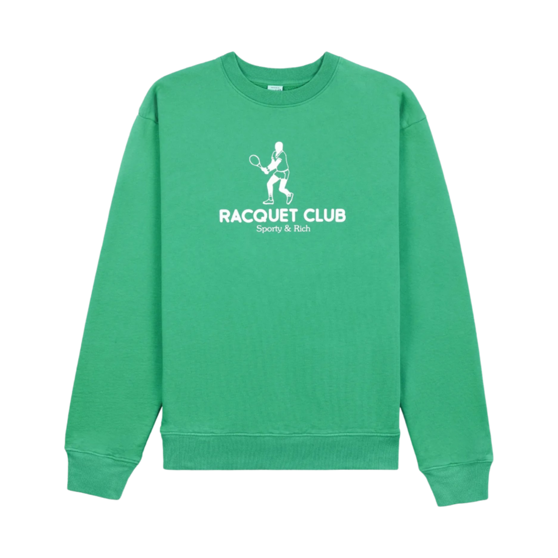 스포티 앤 리치 라켓 클럽 크루넥 그래스(Sporty & Rich Wellness Racquet Club Crewneck Grass) - 1