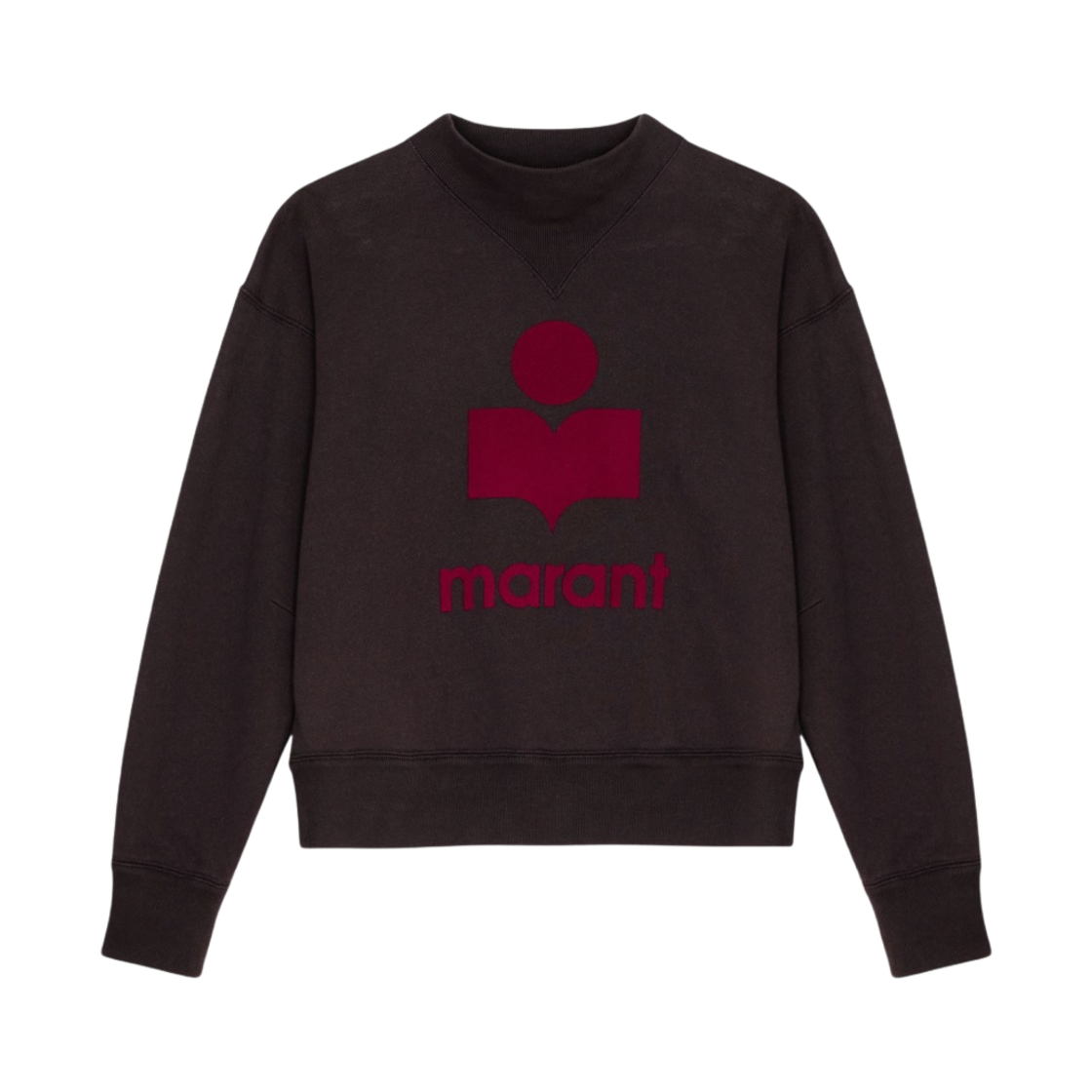 (W) 이자벨 마랑 모비 로고 스웨트셔츠 페이디드 나이트 푸시아 - 23SS((W) Isabel Marant Moby Logo Sweatshirt Faded Night Fuchsia - 23SS) - 1