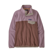 (W) Patagonia Lightweight Synchilla Snap-T Fleece Pullover Dulse Mauve