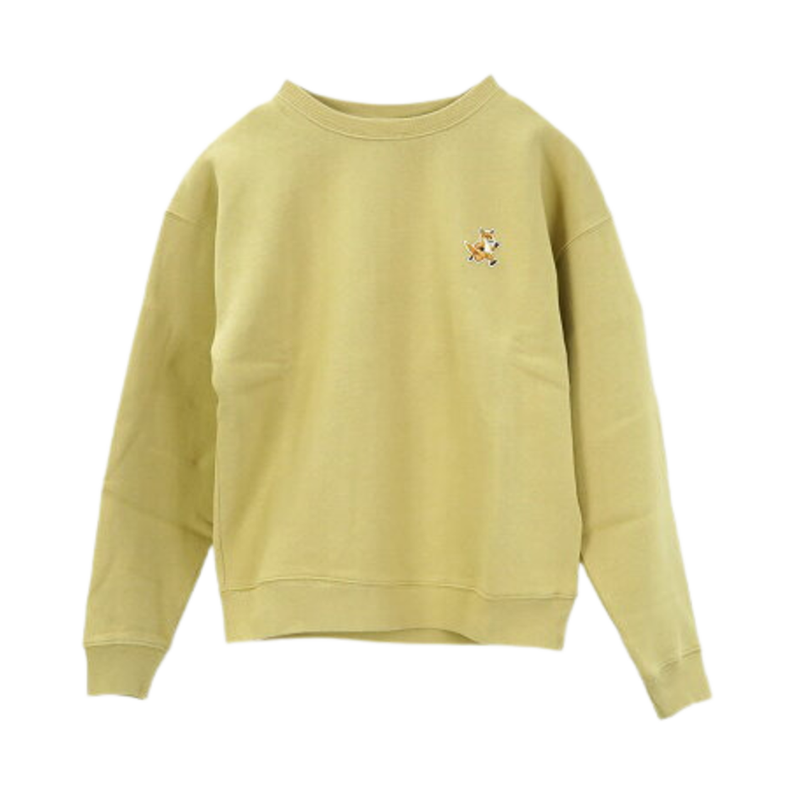 MW00309KM0307-P239 (W) Maison Kitsune Speedy Fox Sweatshirt Maltshake