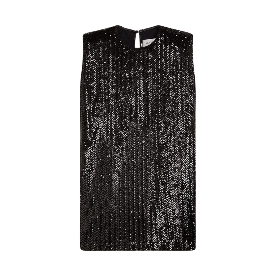 (W) 골든구스 시퀸 드레스 블랙((W) Golden Goose Sequin Dress Black) - 1