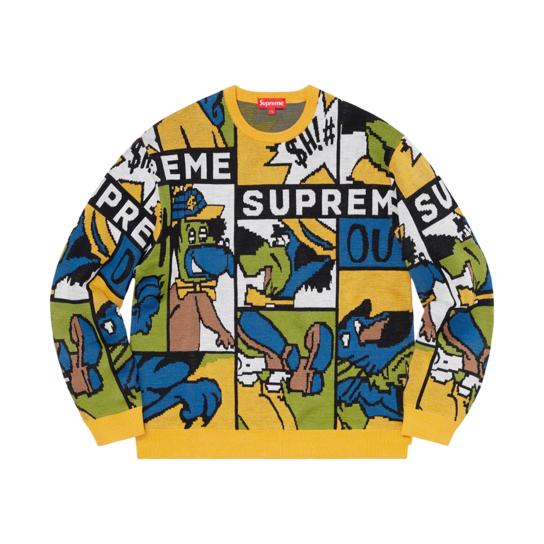 - Supreme Cartoon Sweater Multi-Color - 20SS