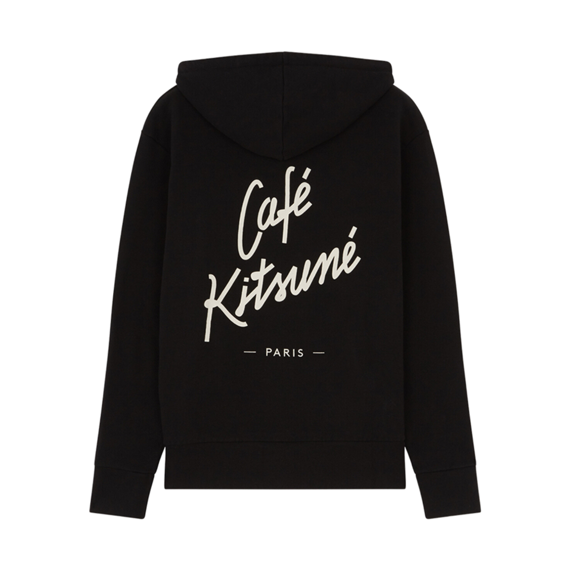 메종 키츠네 후드 카페 키츠네 블랙(Maison Kitsune Hoodie Cafe Kitsune Black) - 1