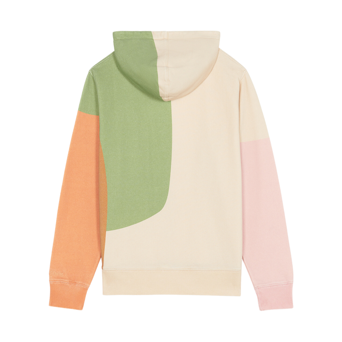 메종 키츠네 올오버 파스텔 컴포지션 루즈 후드 멀티컬러(Maison Kitsune All-Over Pastel Composition Loose Hoodie Multicolor) - 2
