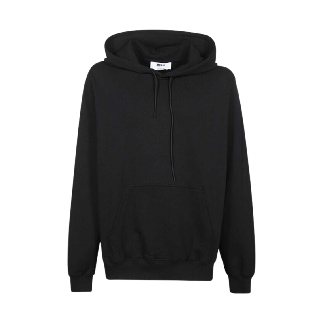 2000MDM535-200001-99 (W) MSGM Maxi Logo Hoodie Black