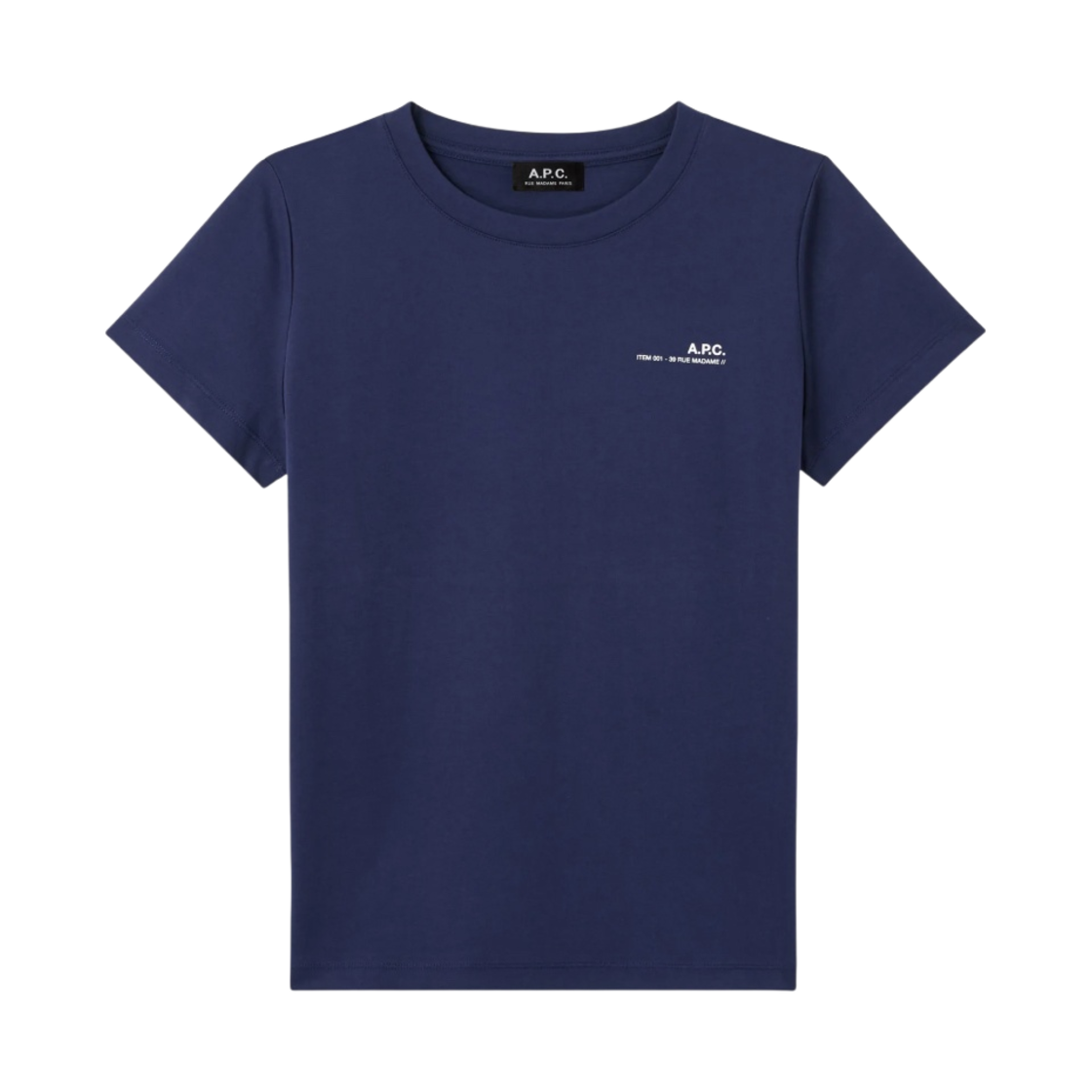 COFBT-F26012-IAK (W) A.P.C. Item T-Shirt Dark Navy Blue