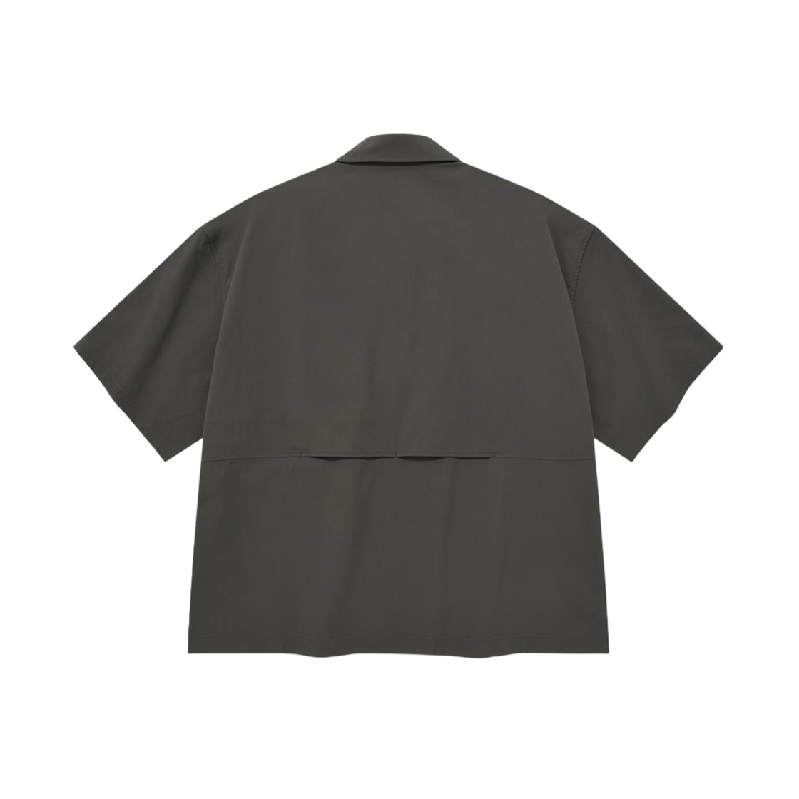 커버낫 시어서커 집업 카라 티셔츠 카키(Covernat Seersucker Zip Up Collar T-Shirts Khaki) - 2