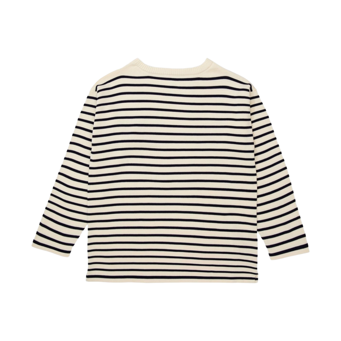 안데르센 안데르센 보트맨 스웨터 로우 코튼 로얄 블루 스트라이프