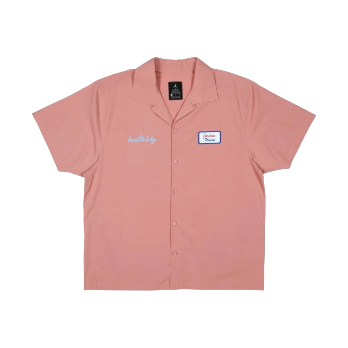 조던 x 유니온 메카닉 셔츠 러스트 핑크