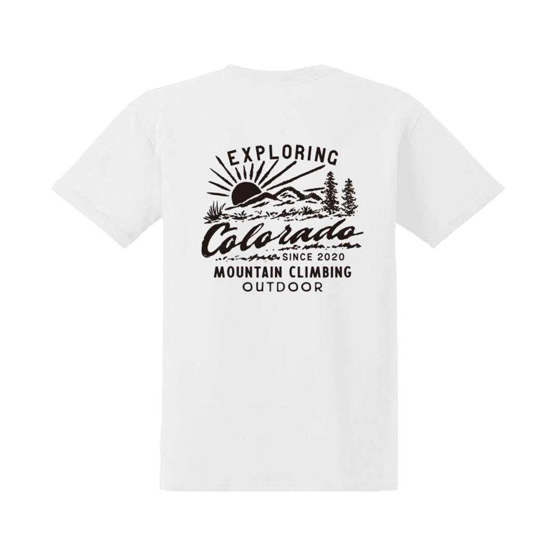 Gildan X 아메리칸 컬렉션 콜로라도 티셔츠 화이트(Gildan X American Collection COLORADO T-Shirt White)