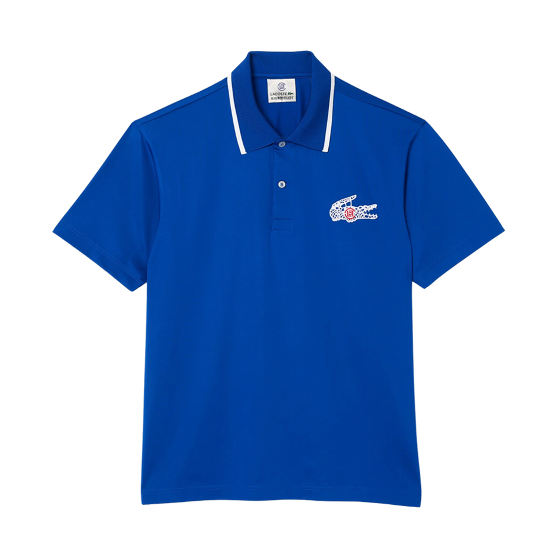 라코스테 x 클랏 드라이 폴로 셔츠 블루(Lacoste x Clot Dry Polo Shirt Blue) - 1